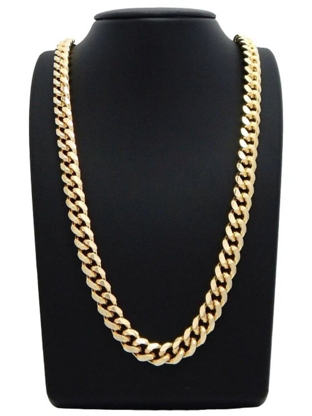 14K Plated Cuban Chain – 30 Inches, 10mm